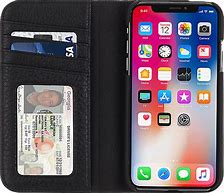 Image result for Leather iPhone Wallet Hard Case XR
