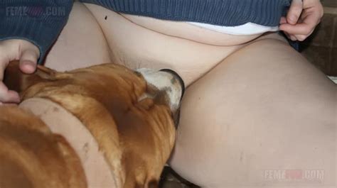 Malu Trevejo Getting Licked By Dog