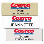 Image result for Costco Employee Name Tags Badges
