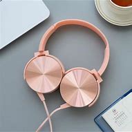 Image result for Rose Gold Headphones Apple