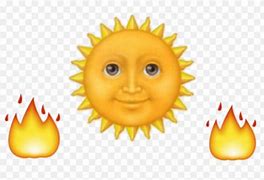Image result for Sun Emoji iPhone