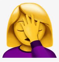 Image result for Black Emoji Hand On Face