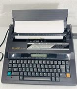 Image result for Sharp Electronics Typewriter