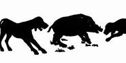 Image result for Pig Hunting Dog Silhouette