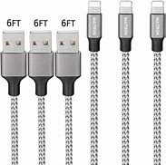 Image result for Metal Braided iPhone Charger