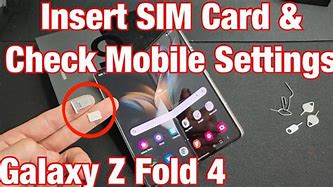 Image result for Samsung Fold 4 Mini Sim Card