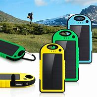 Image result for Solar Powered Phone Charger with Light
