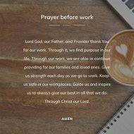 Image result for Short Work Prayer