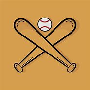 Image result for Baseball and Bat Clip Art Free