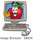Image result for Apple Cartoon On White Background