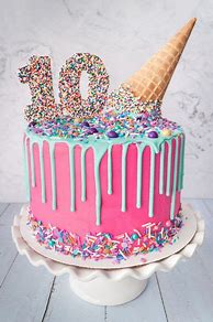Image result for Happy 10th Birthday Cake