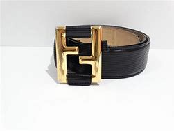 Image result for Black and Gold Fendi Belt