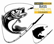 Image result for Bass Fish Hook Silhouette