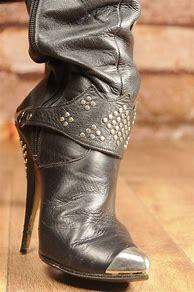 Image result for Brown High Heel Boots