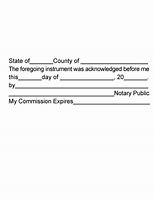 Image result for Notary Acknowledgement Stamp