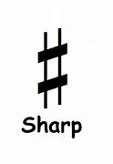 Image result for Music Sharp and Flat Symbols