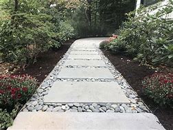 Image result for Landscaping with Rocks and Pavers