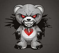 Image result for Anime Creepy Teddy Bear