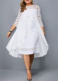 Image result for White Plus Maxi Dress