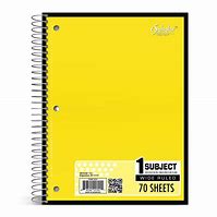 Image result for Yellow Spiral Notebook