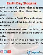 Image result for Catchy Earth Day Slogans