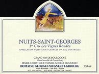 Image result for Georges Mugneret Mugneret Gibourg Nuits saint Georges Vignes Rondes