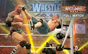 Image result for WrestleMania 21 Batista John Cena