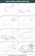 Image result for How to Draw a Green Tree Frog