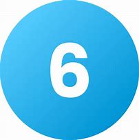 Image result for Number 6 Icon