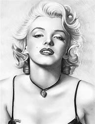 Image result for Marilyn Monroe Sketch Drawing