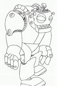 Image result for Halloween Robot Coloring Page