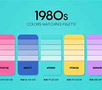 Image result for 1980s Color Scheme