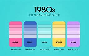 Image result for 1980s Movie Color Palette