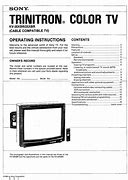 Image result for Trinitron XBR