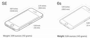 Image result for iPhone SE Measurements in Inches