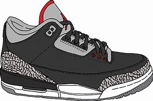 Image result for Jordan 3 Cement in Cartoon