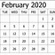 Image result for February Printable Calander Free