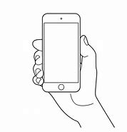 Image result for Clip Art Hand Holding iPhone