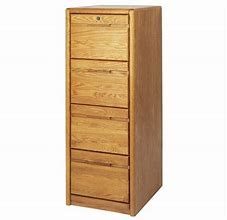 Image result for 4 Drawer Wood File Cabinet