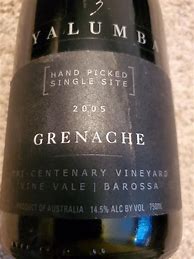 Image result for Yalumba Grenache Single Site Anderson