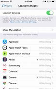 Image result for iOS Settings Location