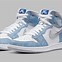 Image result for Nike Jordan 1 White with Blue Suit