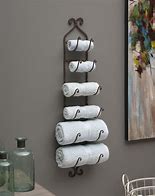 Image result for Decorative Bathroom Towel Racks Wall Mounted