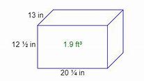 Image result for 6 Cubic Feet Ne Demek