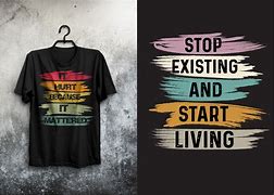 Image result for Motivational T-Shirts Front and Back