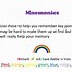 Image result for Uses of Memory Techniques