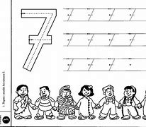 Image result for Free Printable Number 7 Worksheets Preschool