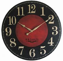 Image result for 36 Inch Black Wall Clock