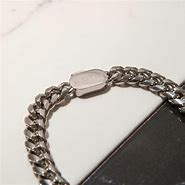 Image result for 8Mm Cuban Silver Bracelet