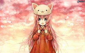 Image result for Orange Anime Cat Girl